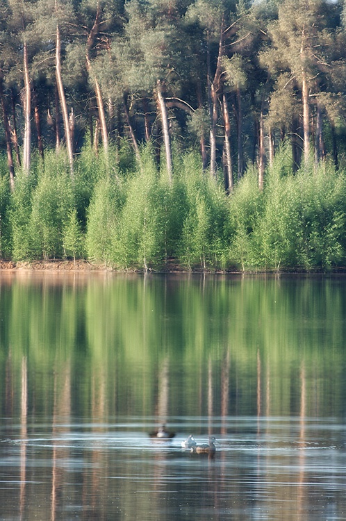 Haubachsee Doppelbelichtung